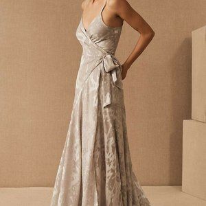 Anthropologie BHLDN Hutch Alden Dress-Dove Grey